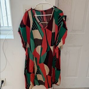 SHEIN Curve 4XL Multicolor Dress